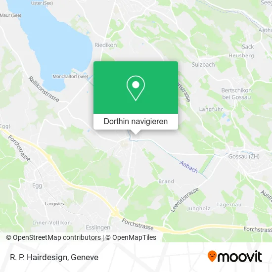 R. P. Hairdesign Karte