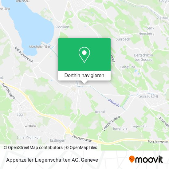 Appenzeller Liegenschaften AG Karte