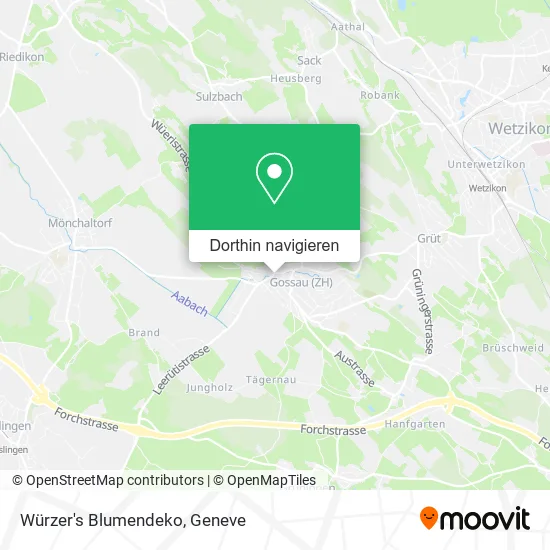 Würzer's Blumendeko Karte