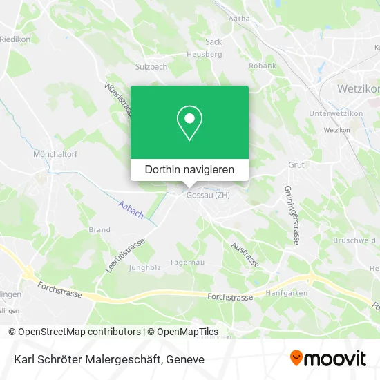 Karl Schröter Malergeschäft Karte