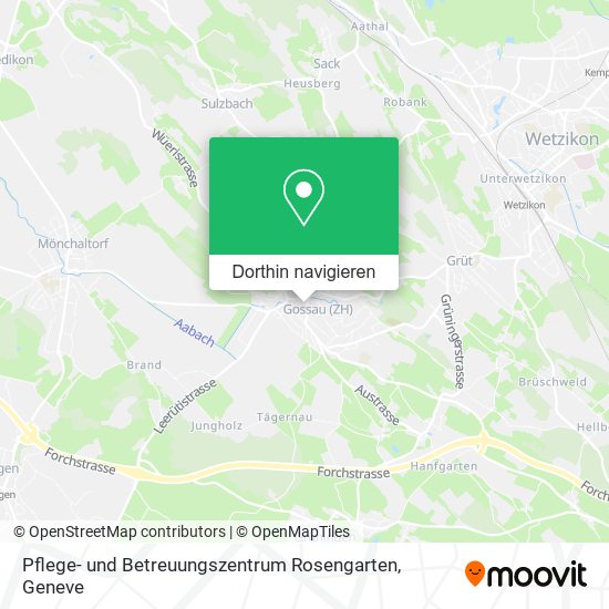 Pflege- und Betreuungszentrum Rosengarten Karte