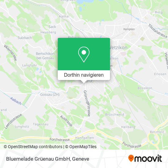 Bluemelade Grüenau GmbH Karte