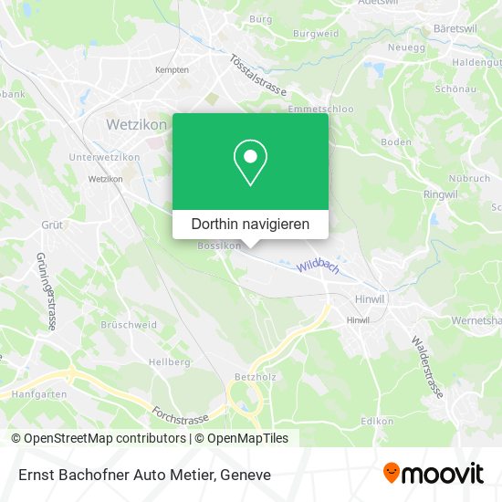 Ernst Bachofner Auto Metier Karte
