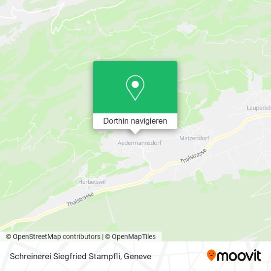 Schreinerei Siegfried Stampfli Karte
