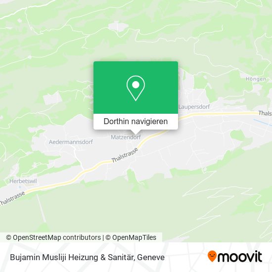 Bujamin Musliji Heizung & Sanitär Karte