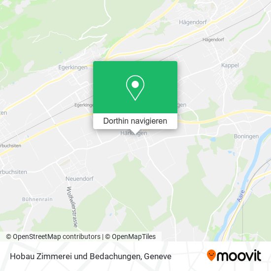 Hobau Zimmerei und Bedachungen Karte