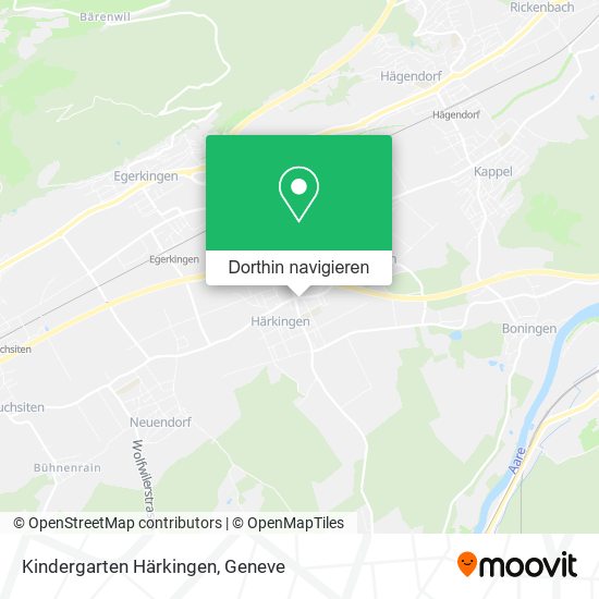 Kindergarten Härkingen Karte
