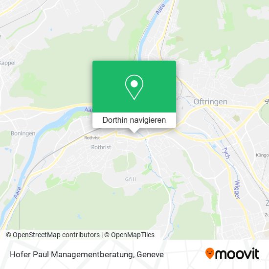 Hofer Paul Managementberatung Karte