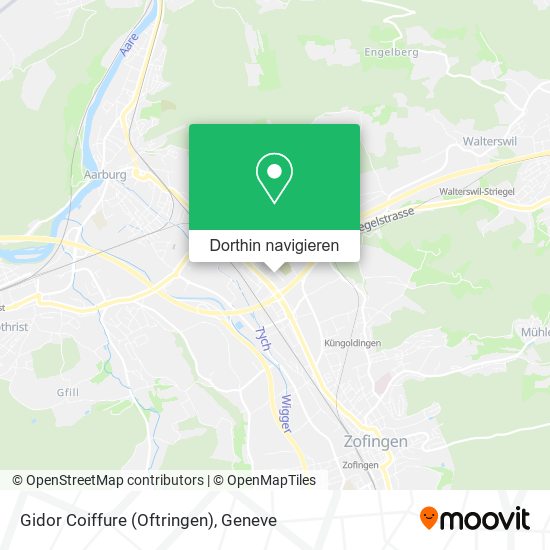 Gidor Coiffure (Oftringen) Karte