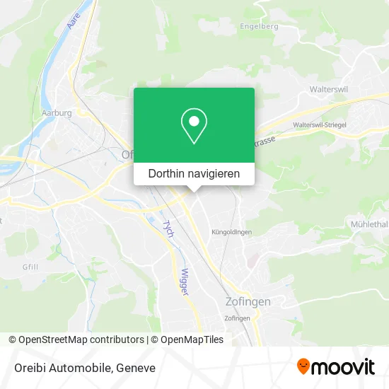 Oreibi Automobile Karte