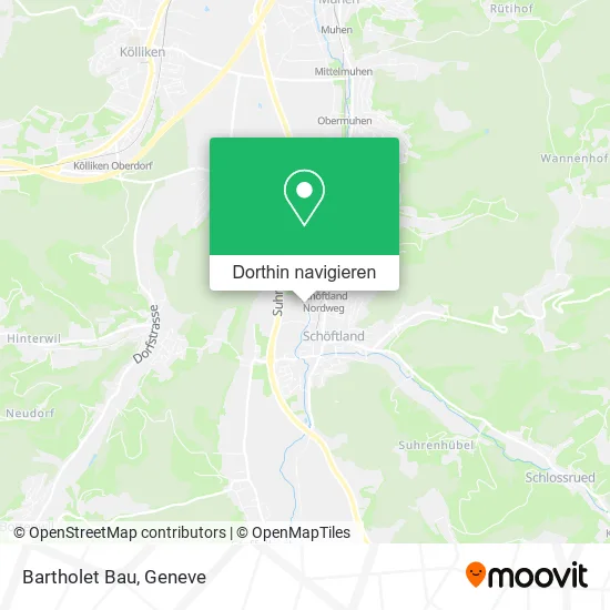 Bartholet Bau Karte