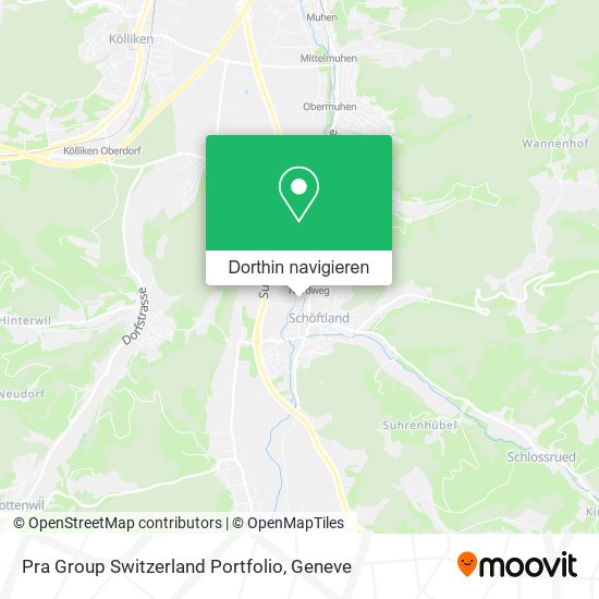 Pra Group Switzerland Portfolio Karte