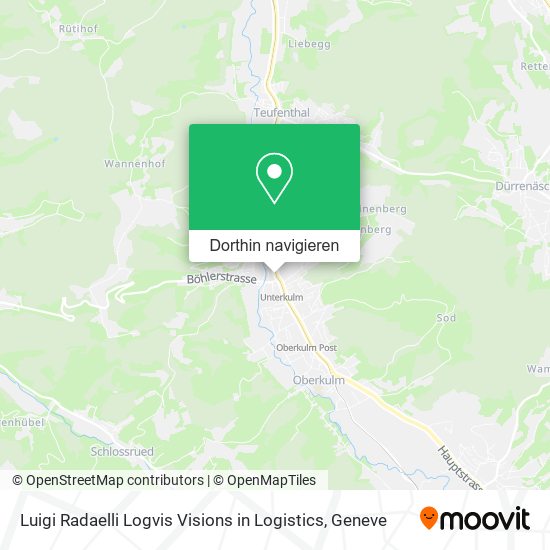 Luigi Radaelli Logvis Visions in Logistics Karte