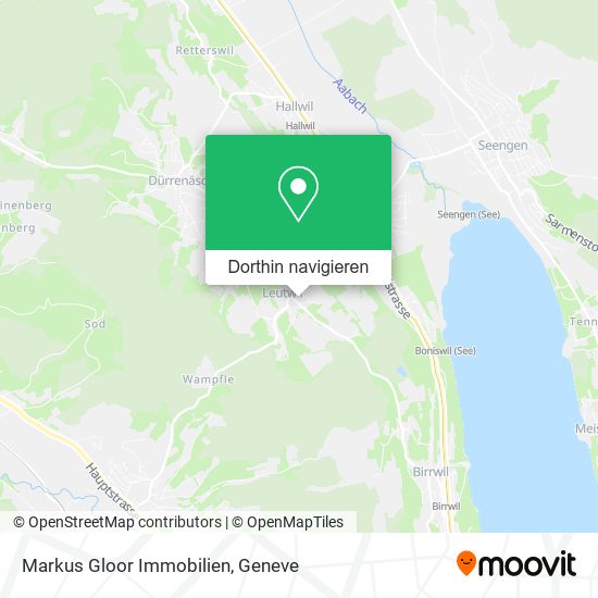 Markus Gloor Immobilien Karte