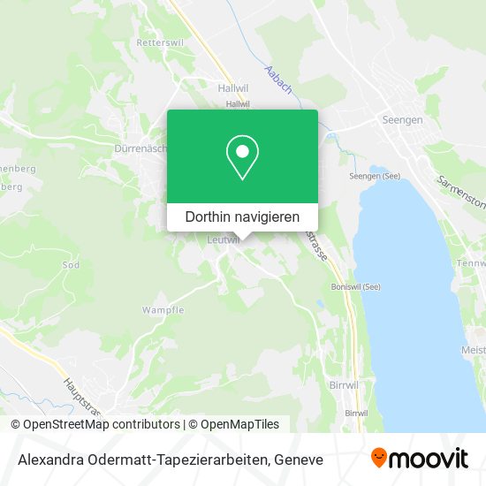 Alexandra Odermatt-Tapezierarbeiten Karte
