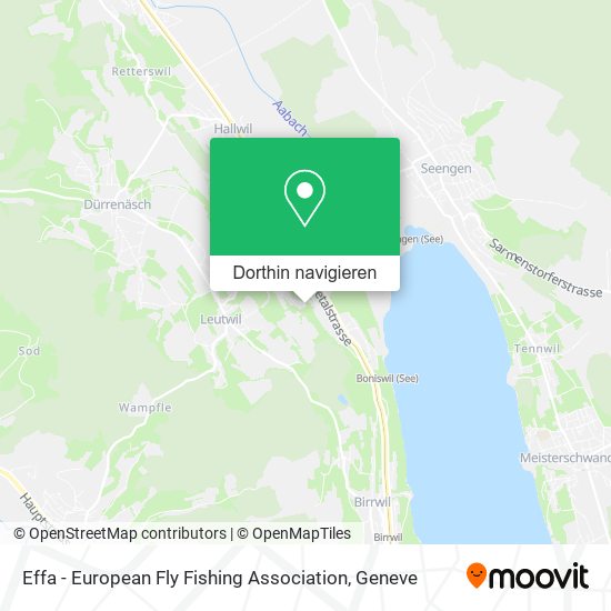 Effa - European Fly Fishing Association Karte