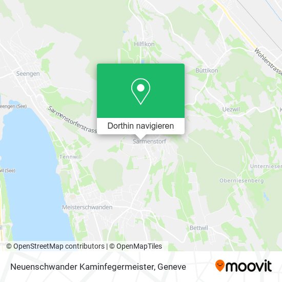 Neuenschwander Kaminfegermeister Karte
