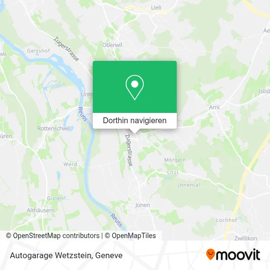 Autogarage Wetzstein Karte