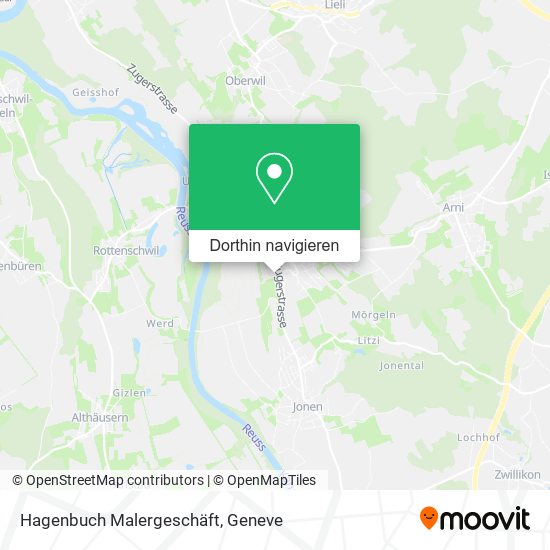 Hagenbuch Malergeschäft Karte
