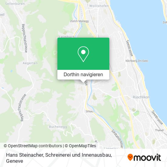 Hans Steinacher, Schreinerei und Innenausbau Karte