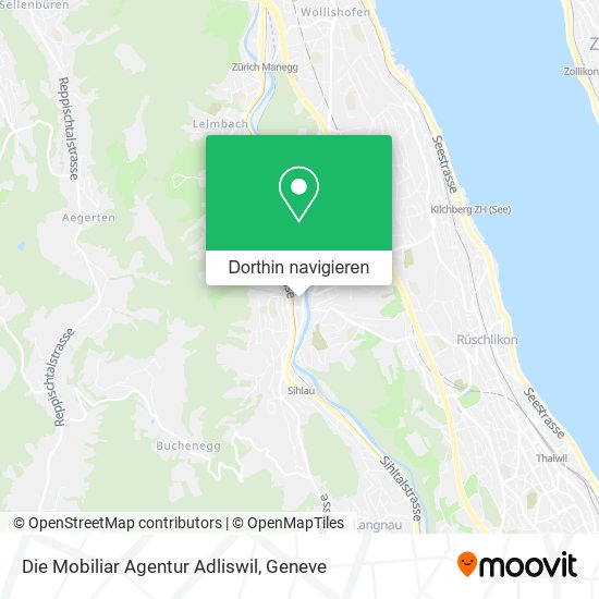 Die Mobiliar Agentur Adliswil Karte