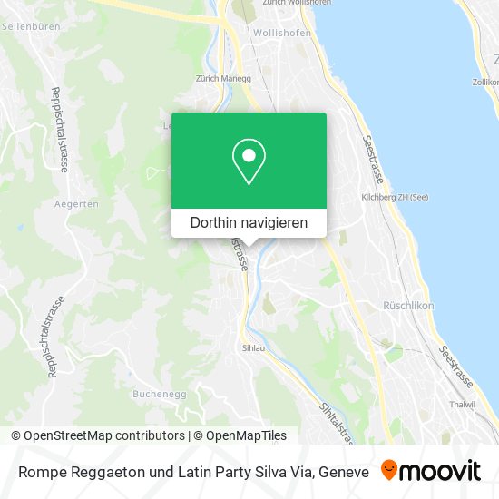 Rompe Reggaeton und Latin Party Silva Via Karte