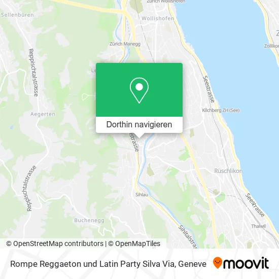 Rompe Reggaeton und Latin Party Silva Via Karte