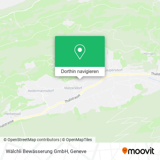 Wälchli Bewässerung GmbH Karte