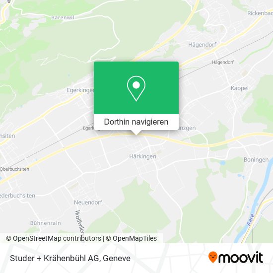 Studer + Krähenbühl AG Karte