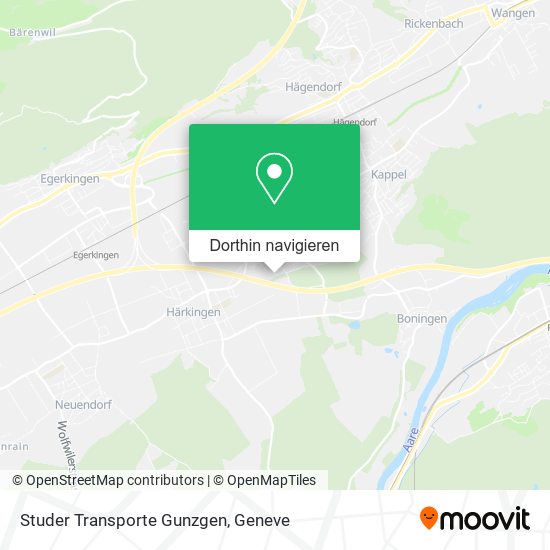 Studer Transporte Gunzgen Karte