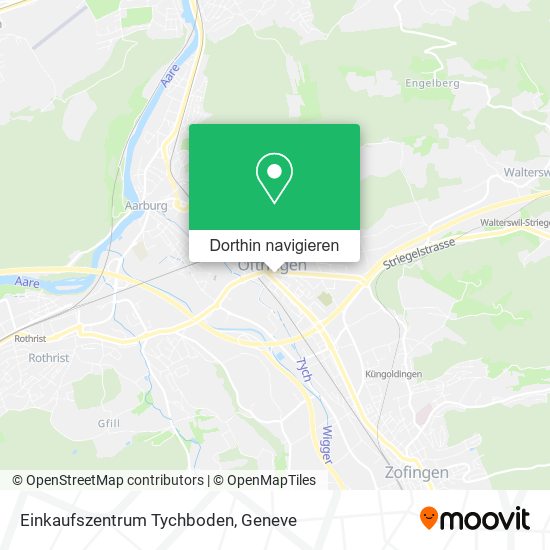 Einkaufszentrum Tychboden Karte