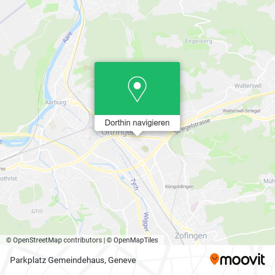 Parkplatz Gemeindehaus Karte