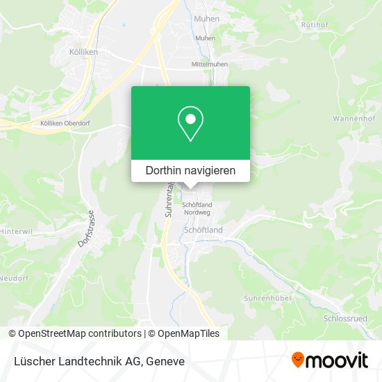 Lüscher Landtechnik AG Karte