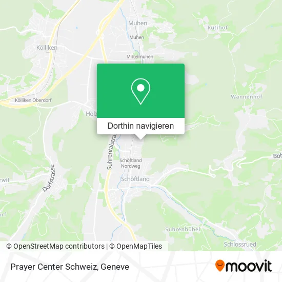 Prayer Center Schweiz Karte