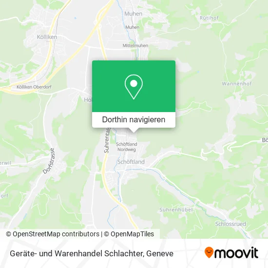 Geräte- und Warenhandel Schlachter Karte