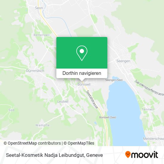 Seetal-Kosmetik Nadja Leibundgut Karte