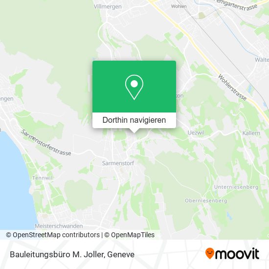 Bauleitungsbüro M. Joller Karte