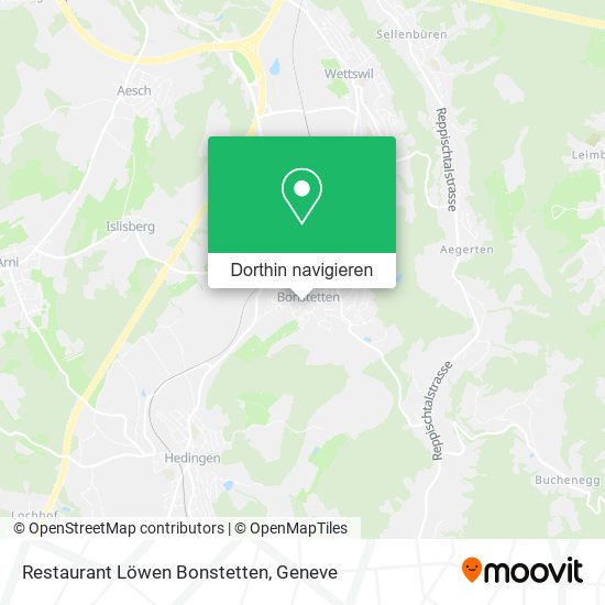Restaurant Löwen Bonstetten Karte