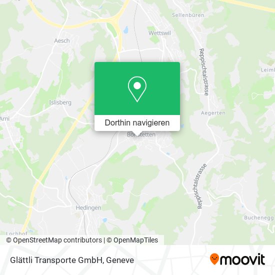 Glättli Transporte GmbH Karte