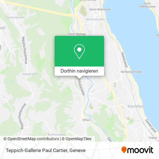 Teppich-Gallerie Paul Cartier Karte