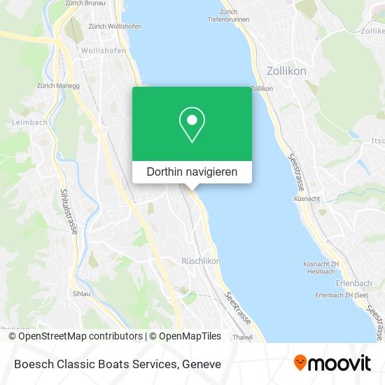 Boesch Classic Boats Services Karte