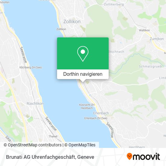 Brunati AG Uhrenfachgeschäft Karte