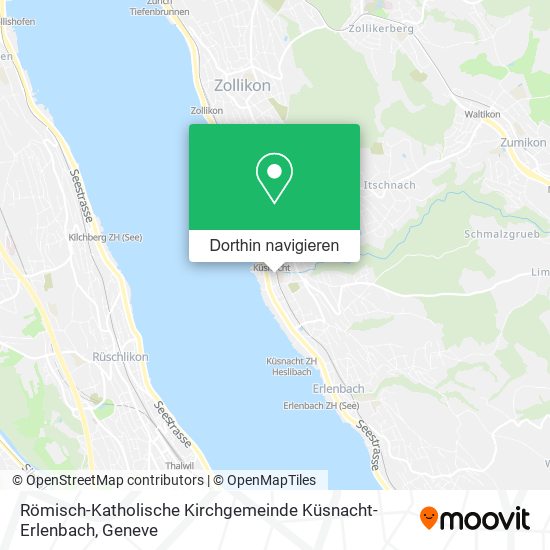 Römisch-Katholische Kirchgemeinde Küsnacht-Erlenbach Karte