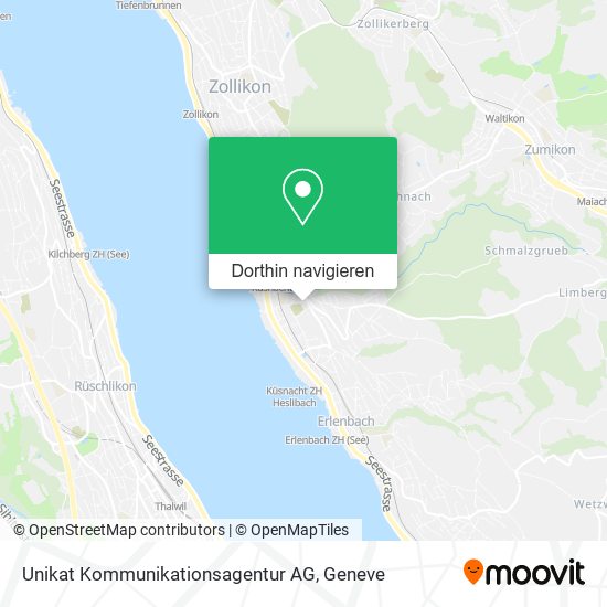 Unikat Kommunikationsagentur AG Karte