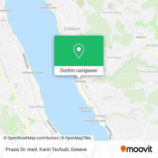 Praxis Dr. med. Karin Tschudi Karte