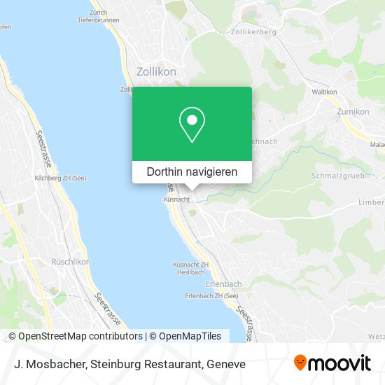 J. Mosbacher, Steinburg Restaurant Karte