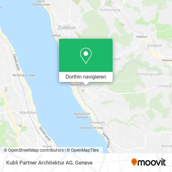 Kubli Partner Architektur AG Karte