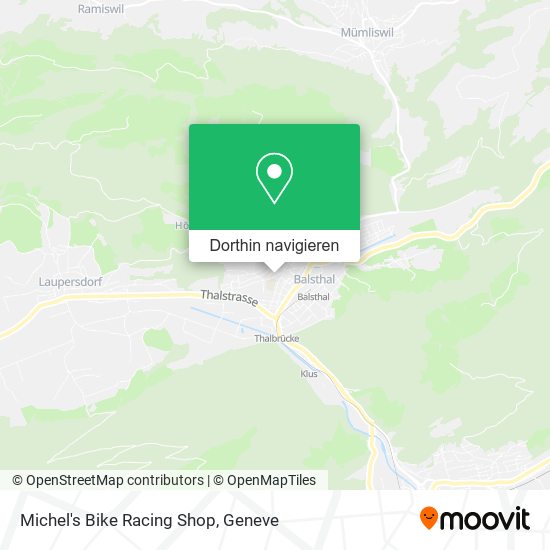 Michel's Bike Racing Shop Karte