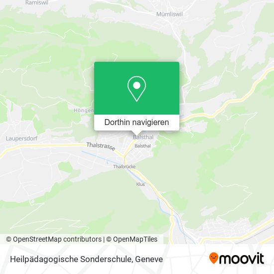 Heilpädagogische Sonderschule Karte