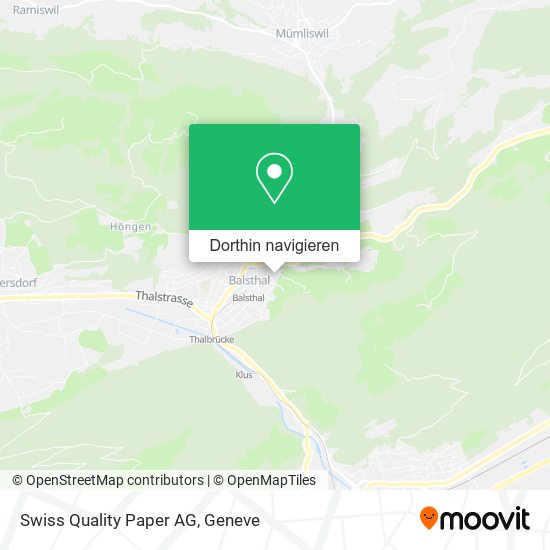 Swiss Quality Paper AG Karte